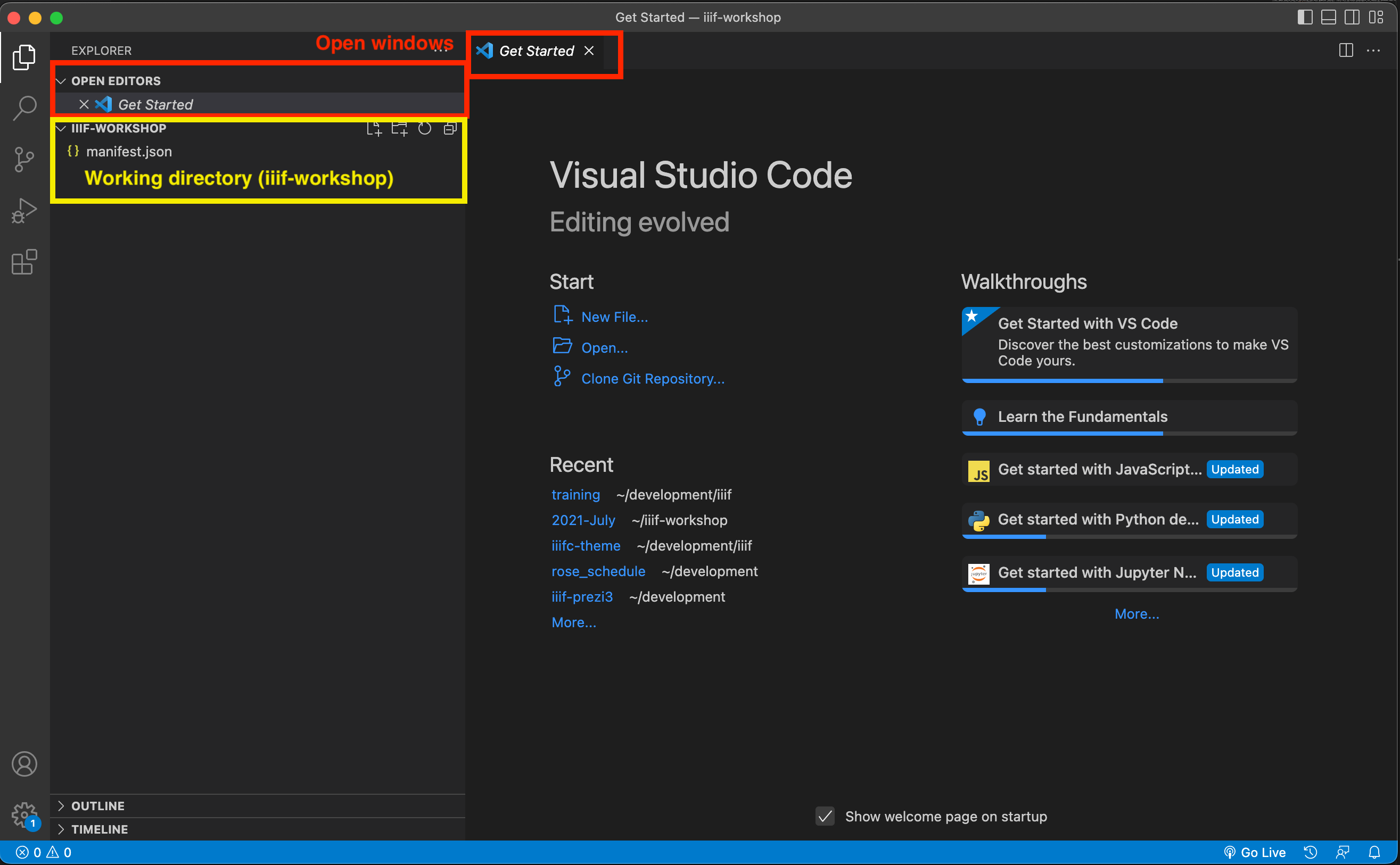 VS Code Explorer