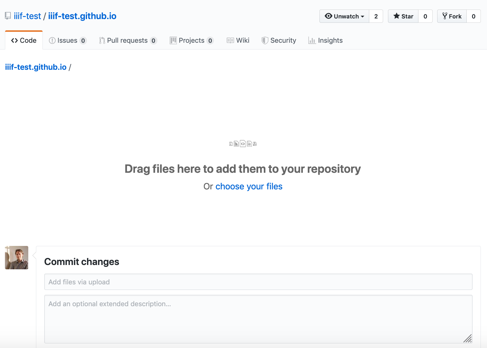 Upload Manifest to GitHub