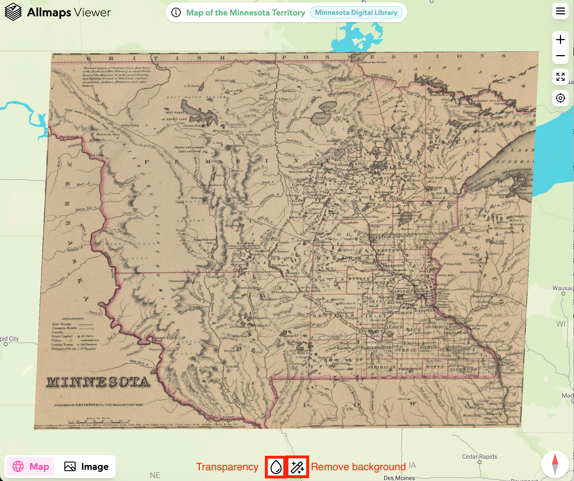 Allmaps viewer