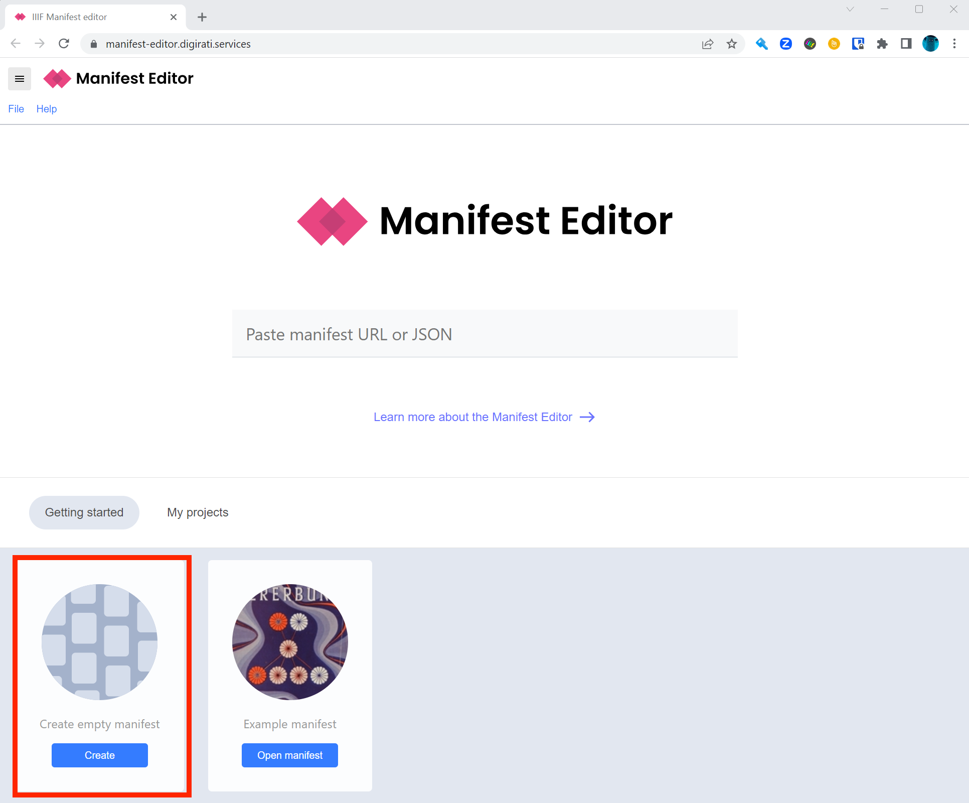 Manifest Editor Splash Screen